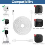 Blink Mini Indoor Power Cable - 25ft USB C Extension 2-Pack