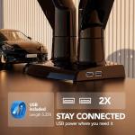 HUANUO Dual Monitor Stand with USB Port