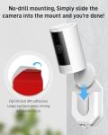No Drill Adhesive Wall Mount for Ring Cameras