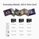 TEKNOSTONE 128GB Micro SDXC Card with Adapter