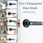 Evanshow 5-in-1 Biometric Fingerprint Door Lock