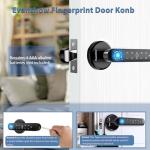 Evanshow 5-in-1 Biometric Fingerprint Door Lock