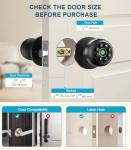 Smart Fingerprint Door Lock with Keypad and App