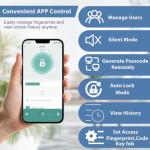 Evanshow 5-in-1 Biometric Fingerprint Door Lock