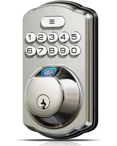 Veise Keyless Fingerprint Door Lock with Keypad