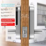 Smart Fingerprint Door Lock with Keypad & Remote
