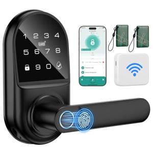 Smart Keypad Door Lock with Fingerprint and App Control