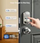 Veise Keyless Fingerprint Door Lock with Keypad
