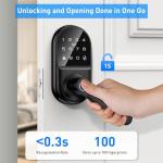 Smart Keypad Door Lock with Fingerprint and App Control