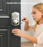 Veise Keyless Fingerprint Door Lock with Keypad