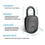 Smart Fingerprint Padlock with Key Backup