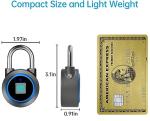 Smart Fingerprint Padlock with Bluetooth and App