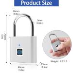 UMIK Smart Fingerprint Padlock - USB Rechargeable