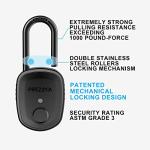 Smart Fingerprint Padlock with Key Backup