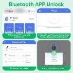 Smart Bluetooth Fingerprint Lock for Cabinets