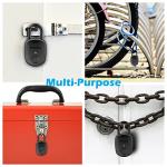 Smart Fingerprint Padlock with Key Backup