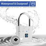 UMIK Smart Fingerprint Padlock - USB Rechargeable