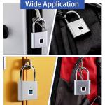 UMIK Smart Fingerprint Padlock - USB Rechargeable