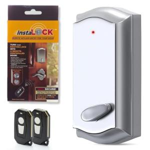 InstaLock Smart Remote Door Lock with Two Remotes