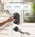 Veise VE017-L Keyless Fingerprint Smart Lock Set