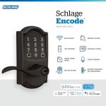 Schlage WiFi Smart Lock with Touchscreen and Lever
