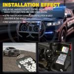 200W 12V Emergency Siren PA System with Remote