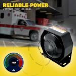 200W 12V Emergency Siren PA System with Remote