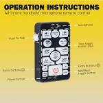 200W 12V Emergency Siren PA System with Remote