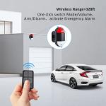 Wireless Motion Sensor Alarm with Siren and Remote
