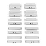 10 Pack Wired Magnetic Door Window Sensor Switches