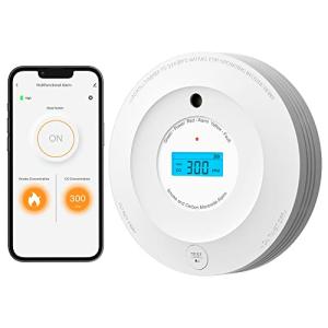 AEGISLINK Wi-Fi Smoke and CO Detector with App