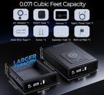 Smart Biometric Gun Safe with Wireless Charging & LED Display