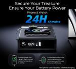 Smart Biometric Gun Safe with Wireless Charging & LED Display