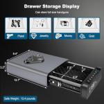 Biometric Fingerprint Gun Safe with Wireless Charging