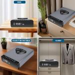 Biometric Fingerprint Gun Safe with Wireless Charging