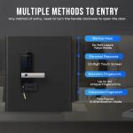Smart Biometric Fingerprint Home Safe with Voice Prompt