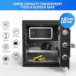 Smart Biometric Fingerprint Home Safe with Voice Prompt