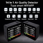 14-in-1 Air Quality Monitor with Temperature Sensors