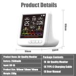 Indoor Air Quality Monitor with 7 Alarms