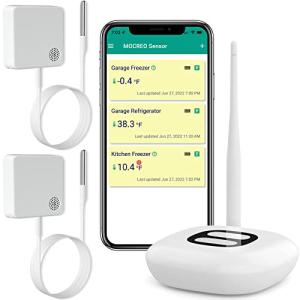 MOCREO WiFi Thermometer & Alarm - 2 Pack