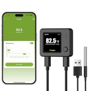 MOCREO WiFi Fridge Thermometer with App Alerts