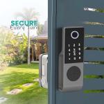 Smart Double Gate Lock with Keypad & Fingerprint