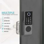 Smart Double Gate Lock with Keypad & Fingerprint