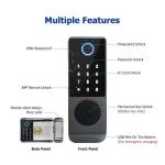 Smart Double Gate Lock with Keypad & Fingerprint