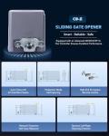 CO-Z Smart Automatic Gate Opener Kit for 1400lb Doors