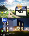 Solar Powered Motion Sensor Lights, 6 Pack