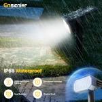 Ensenior RGB Solar Spotlights for Outdoor Lighting