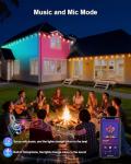 300ft Smart Outdoor Lights with App Control