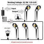 10W LED Landscape Lighting for Outdoor Spaces (14 Pack)