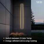 Waterproof LED Outdoor Wall Light with Remote